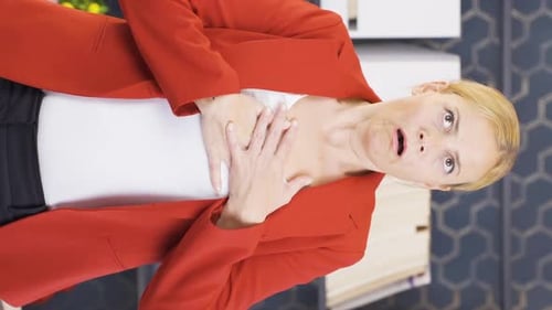Vertical video of Heart attack.