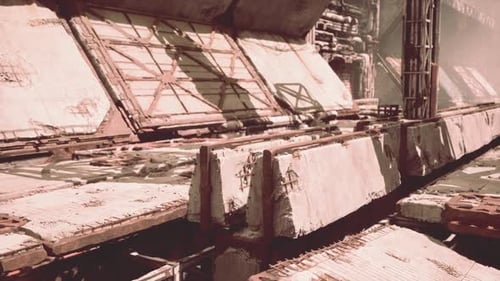 Abandoned Oil Terminal Shows Signs of Decay and Destruction Over Time