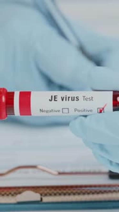 Positive Virus Test in Laboratory Setting