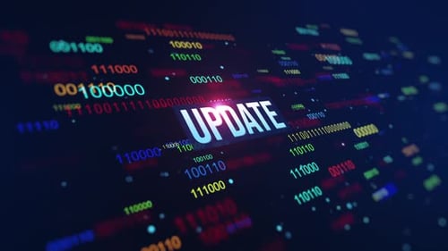 Update Digital Binary Code Background