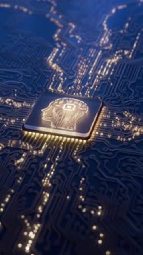 Inteligencia artificial y minería de datos Modelo de inteligencia artificial, aprendizaje automático profundo, tecnología de chip GPU para computadora