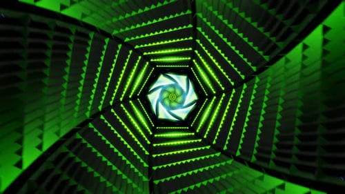 high quality vj loop screw spiral sci-fi tunnel sound visual effect