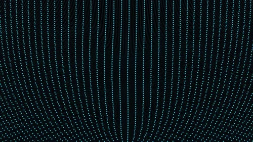 Futuristic Abstract Flowing Particle Grid Loop Background