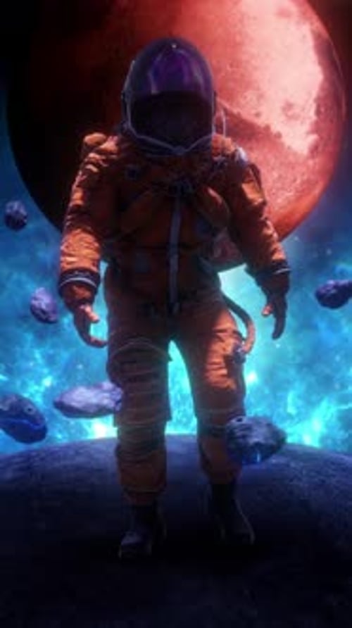 Astronaut Space Walk 02