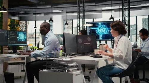 Inexperienced Intern in Office Requests Help From Team to Fix Hacking Attempt