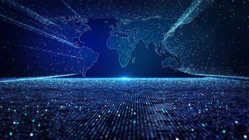 Worldwide digital network, global connection. presentation. Planet Earth. World wide Global network