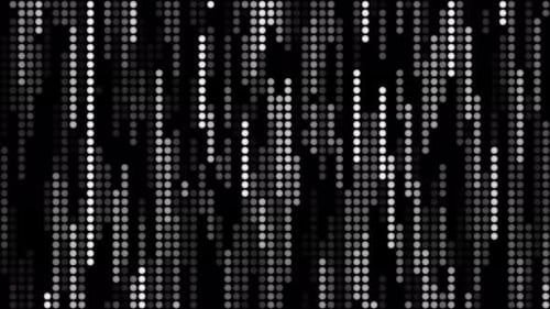 Futuristic Digital Rain Falling Dots Background