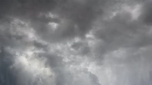 4k Cloud time lapse Thunderstorm