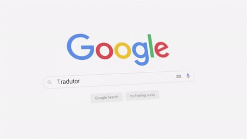 Google Search Bar Text Typing Animation