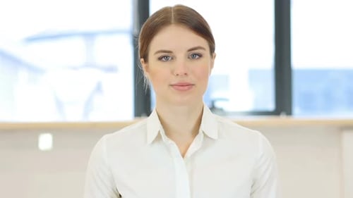 Woman in Office