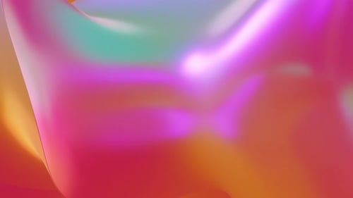 Warm Abstract Colorful Retro Curve Texture Background Loop