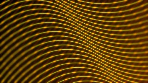 Animierter Hintergrund mit leuchtenden Wellenlinien