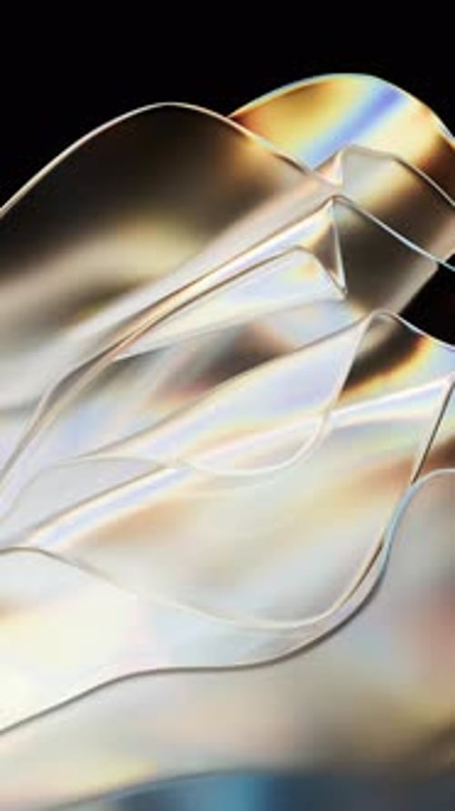 Fließender transparenter mehrschichtiger Stoffhintergrund