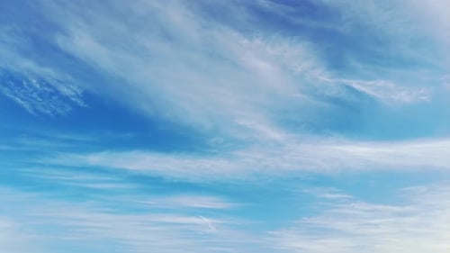Beautiful Blue Sky Filled with White Clouds