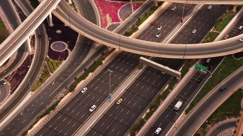 Elevated Highway in Dubai City Centre