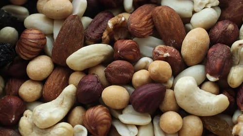 Assorted Nuts Background