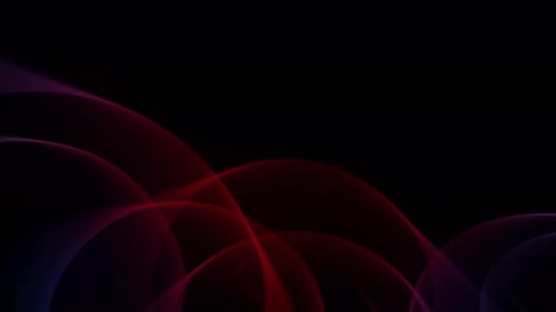 4K 3D-Animation. Abstrakter bunter verschwommener Lichteffekt-Hintergrund