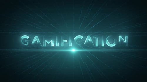 Futuristic Digital Glow Text Reveal Opener