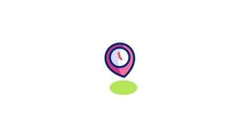 Locationtime Animated Icon