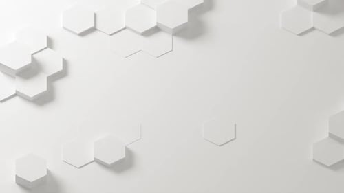 Orthographic White Boxes Background