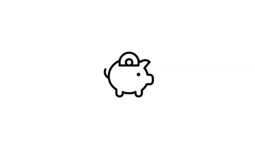 Piggy Bank Icon Animation