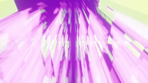 Purple and Lime Abstract Background Loop Animation in 1080HD