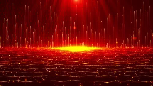 Red Digital Technology Background Loop V3