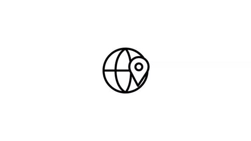 Animación de íconos del mundo
