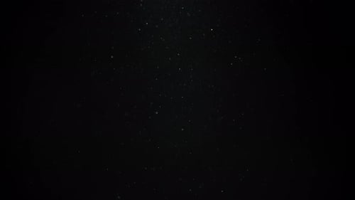 Particles floating in the air