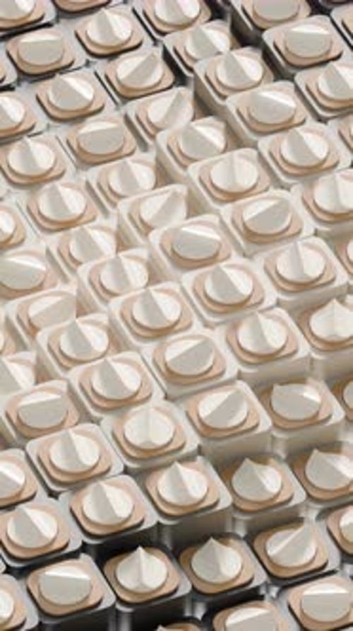 Wavy Geometric 3d Loop Animation