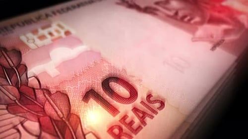 Brazil Real money counting seamless loop
