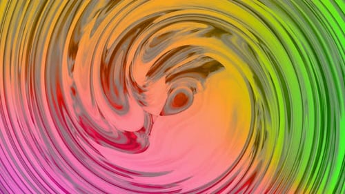 Fond brillant de couleur liquide à tourbillons animés. Motif torsadé, coloré et brillant. Vd364