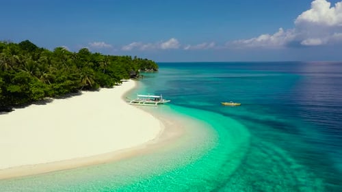 Mahaba Island Philippines Beautiful White Sand Beach