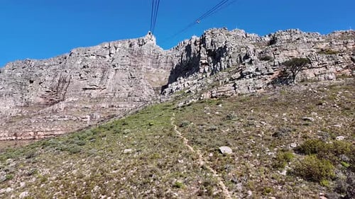 Table Mountain At Cape Town In Western Cape South Africa.
