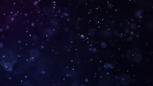 Abstract Bokeh Floating Particles Seamless Loop Background