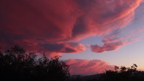 Gorgeous Clouds Filling the Sunset Sky