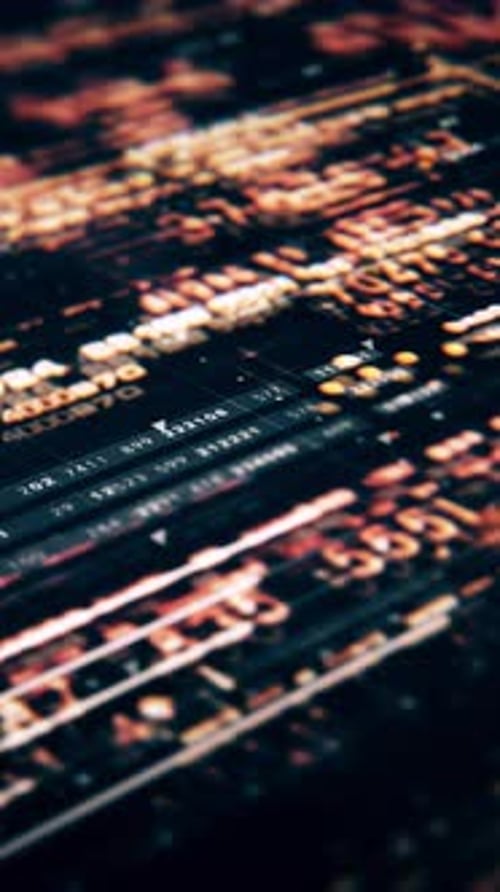 Futuristic Data Matrix Simulation Background 01