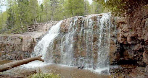 Slow Motion Waterfall at Gooseberry Falls