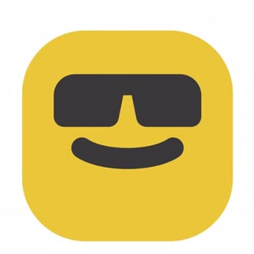 Icône Cool Face Animation