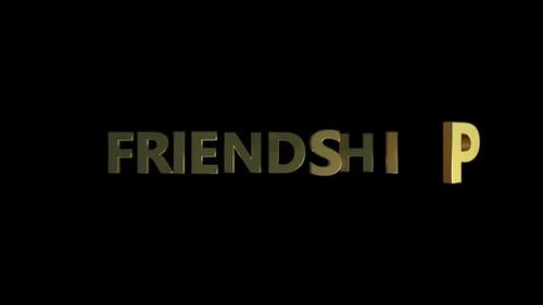 Golden 3D Text Reveal of Friendship Word