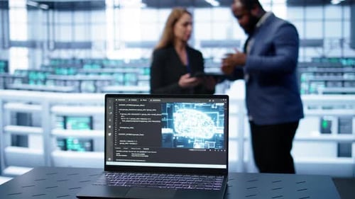 Close Up Shot of Notebook Displaying AI Machine Learning Algorithms