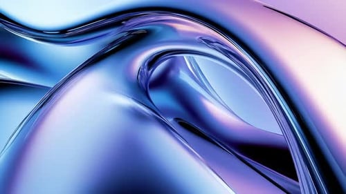 Abstract Fluid Metallic Waves Motion Background