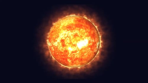 Planète solaire animée