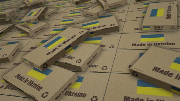 Made in Ukraine box pack production loopable seamless, Backgrounds ...