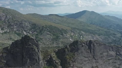 A Majestic Panorama of the Serene and Rugged Rocky Mountain Range