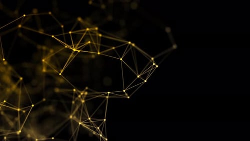 Abstract Glowing Plexus Network Background Loop V12