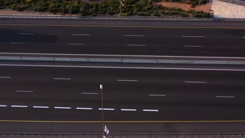 Tel aviv Jerusalem Highway 1 Limited traffic in coronavirus outbreak Lockdown