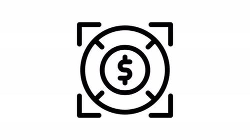 target line icon animation