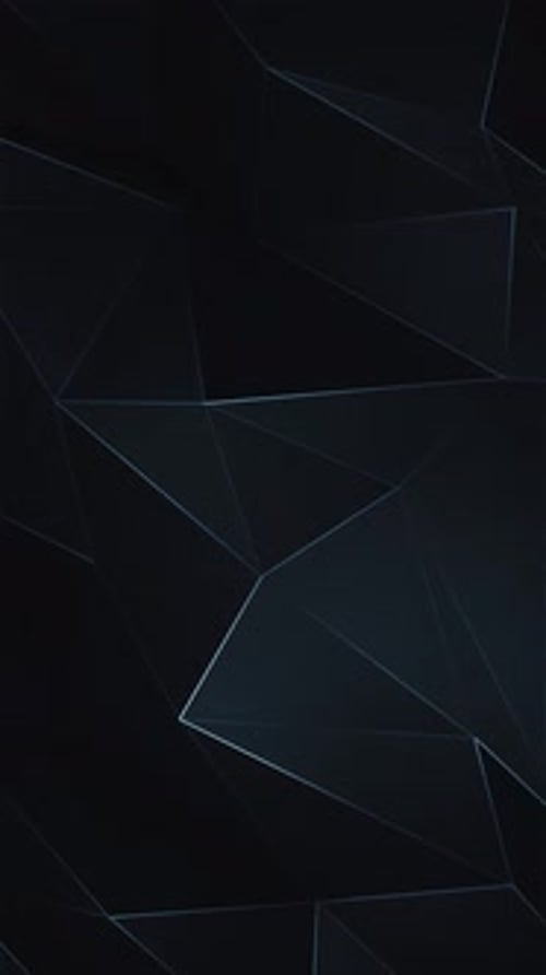 Dark Futuristic Low Poly Shapes Background