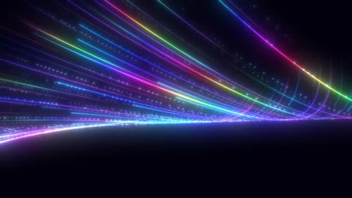 Abstract Colorful Speed Lines V12